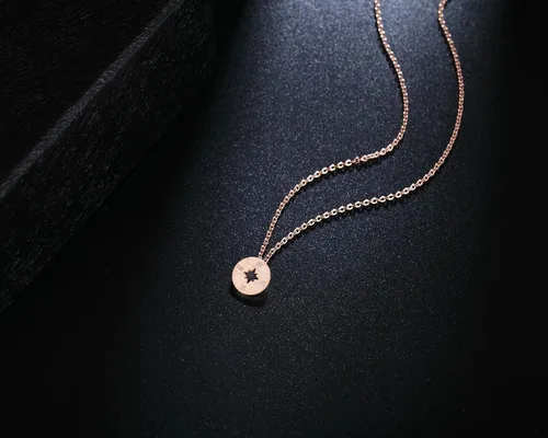 Vista 5 de Compass Necklace, Friendship Compass Necklace For Women, Id Be Lost Without You Friendship Necklace, Compass Jewelry, Silver, Gold, or Rose Gold