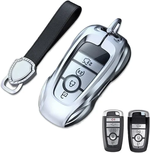 Vista 10 de Funda de metal de aleación de zinc para Ford Fusion F150 F250 F350 F450 F550 Edge Explorer Escape Mustang