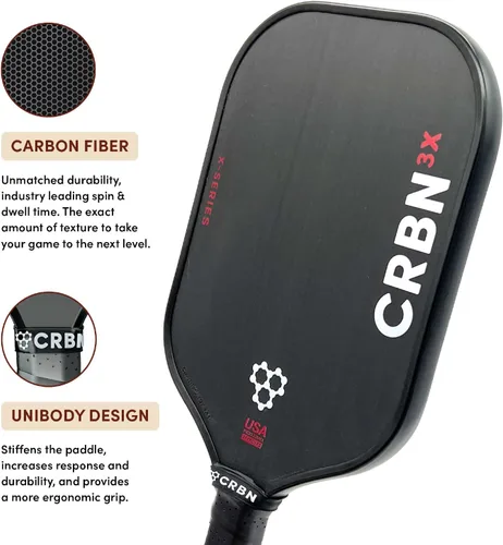 Vista 3 de CRBN Pickleball - X Series Power Paddle CRBN3X