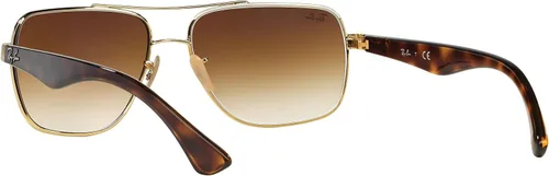 Vista 6 de Ray-Ban RB3483 - Gafas de sol cuadradas de metal para hombre