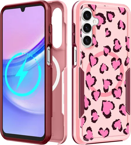 Vista 55 de Funda para Moto G 5G 2024 – Compatible con MagSafe para mujeres y niñas, bonita funda protectora magnética para teléfono, diseño femenino Kawaii