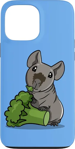 Vista 24 de Funny Kawaii Kids Broccoli Black Hairless Guinea Pig Lover Case for iPhone 17