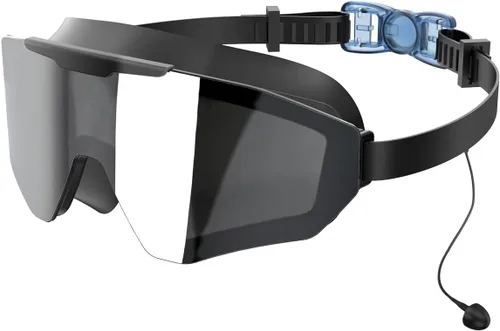 Vista 9 de Gafas de natación con tapones para los oídos, gafas de natación antivaho y anti UV de visión amplia, lentes UV de 3 colores para hombres, mujeres