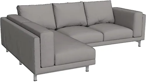 Vista 14 de Fundas de sofá de algodón resistentes compatibles con IKEA Nockeby de tres asientos (ancho: 98.8 in, no 79.9 in), funda de sofá