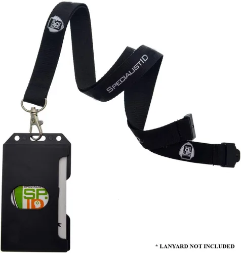 Vista 9 de Tarjetero rígido Specialist ID para múltiples tarjetas, 2 lados, Negro