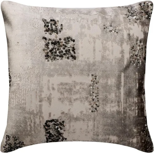 Vista 10 de The HomeCentric Funda de almohada personalizada, color plateado de 12 x 12 pulgadas, fundas de almohada de arpillera, enrejado y celosía y almohadas