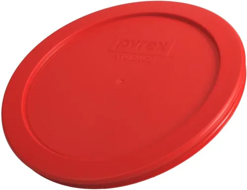 Vista 5 de Pyrex 7201-PC 4-Cup Poppy Red Tapa de almacenamiento de alimentos