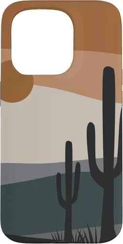 Vista 14 de Cute Desert Cactus Terracotta Southwestern Aesthetic Boho Case for iPhone 17