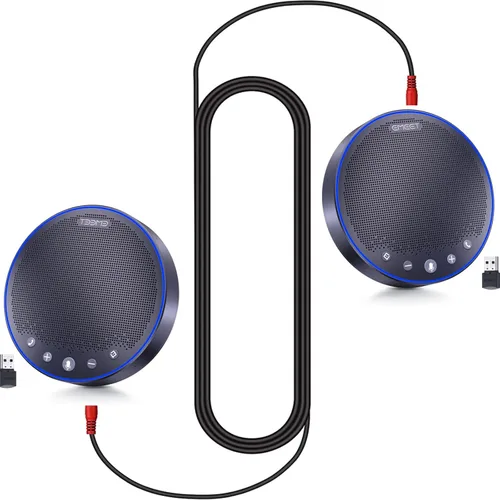 Vista 4 de EMEET Cable de cadena Daisy – Cable auxiliar de audio estéreo macho a macho
