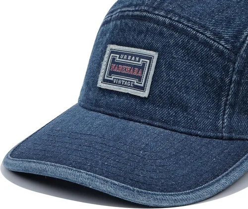Vista 8 de CLAPE Gorra de béisbol Snapback de 5 paneles para hombres y mujeres, de algodón lavado, gorra de béisbol con correa trasera, hip hop