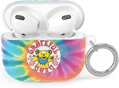 Vista 12 de Casely Funda compatible con AirPods 3 All Smiles Funda para AirPods con adhesivo de cara sonriente