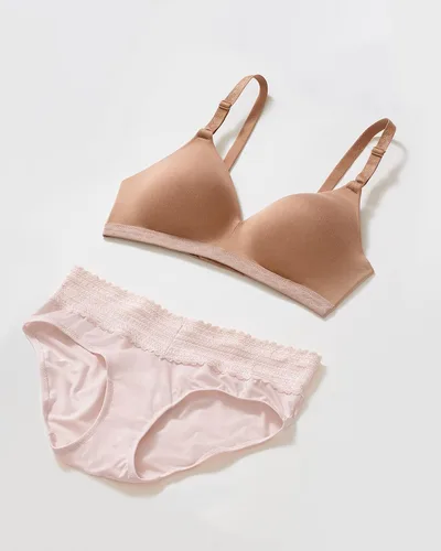 Vista 8 de Warner's - Brasier cómodo sin varillas Cloud 9 para mujer, supersuave y ligeramente forrado 1269 Blanco