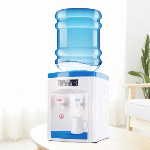 Vista 6 de Dispensador de agua fría y caliente independiente, dispensador de agua de 75 a 550 W, mini refrigeración pequeña de escritorio de bebida automática