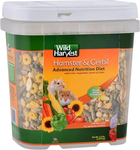 Vista 9 de Wild Harvest Dieta de nutrición avanzada para hámster y jerbo, 4 libras, multicolor, talla única (E1950W), 4 libras