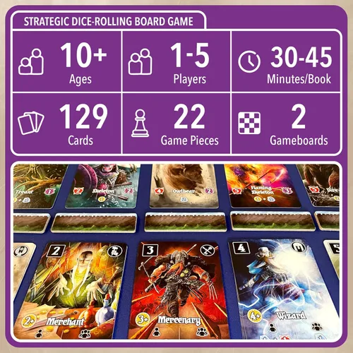 Vista 13 de Juego de mesa de Valeria Card Kingdoms Darksworn: Juego de aventura cooperativa de saga - Daily Magic