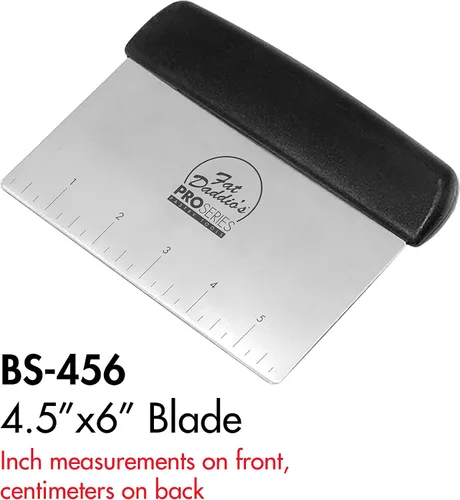 Vista 4 de Fat Daddio's BS-456 Raspador de banco, 4.5 x 6 pulgadas