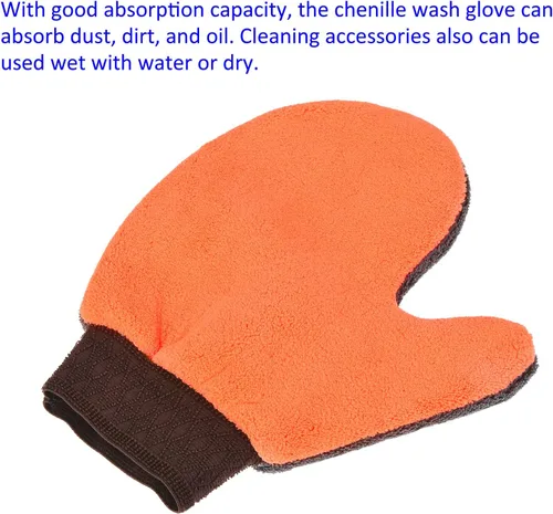 Vista 5 de M METERXITY Manopla de limpieza - Guantes de microfibra para lavar platos, ropa y persianas, aplicar a la limpieza de la casa