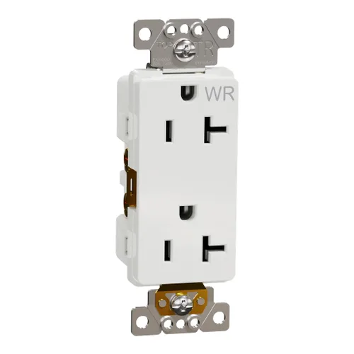 Vista 5 de Square D by Schneider Electric Square D X Series 125 voltios resistente a la intemperie y a manipulaciones para exteriores toma de corriente dúplex