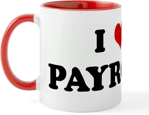 Vista 41 de CafePress Coffee Then Payroll Mugs - Taza de café de cerámica (11 oz)