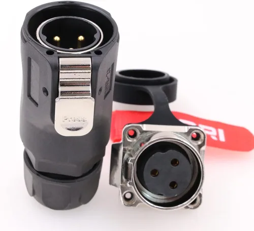 Vista 6 de XHE28 Series 10pin impermeable IP65/IP67 conexión rápida 10A 380V macho y hembra RV conector de puerto solar RV (10-Pin 10A 380V)