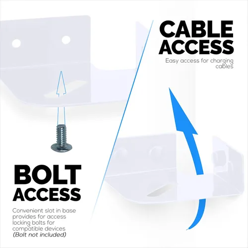 Vista 5 de BRAINWAVZ Pequeño estante esquinero de metal para cámaras de seguridad, monitores de bebé, altavoces, decoración del hogar y más, adhesivo universal