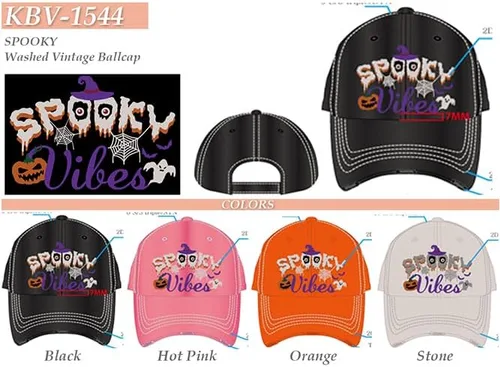 Vista 10 de ScarvesMe Gorra de béisbol para mujer, diseño de bruja mala, estilo vintage, desgastada