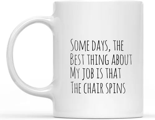 Vista 262 de Taza inspiradora y sarcasmo con texto en inglés "A Truly Great Doctor is Hard to Fond", regalos inspiradores y sarcasmo para hombres y mujeres