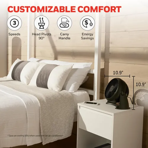 Vista 4 de Honeywell Ventilador Turboforce, Ht-900, 11 pulgadas