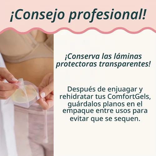Vista 2 de Ameda ComfortGel HydroGel - Almohadillas de lactancia Enfriamiento Reutilizables 1 par