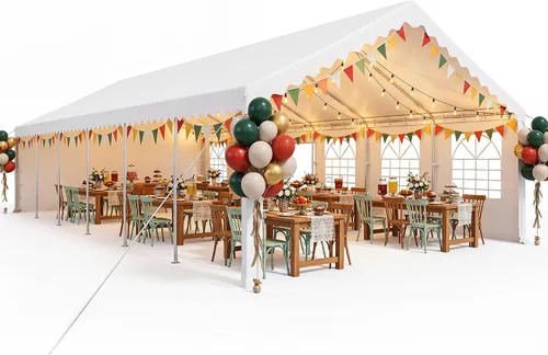 Vista 9 de YITAHOME 20x30FT Heavy Duty Party Tent Standard Series