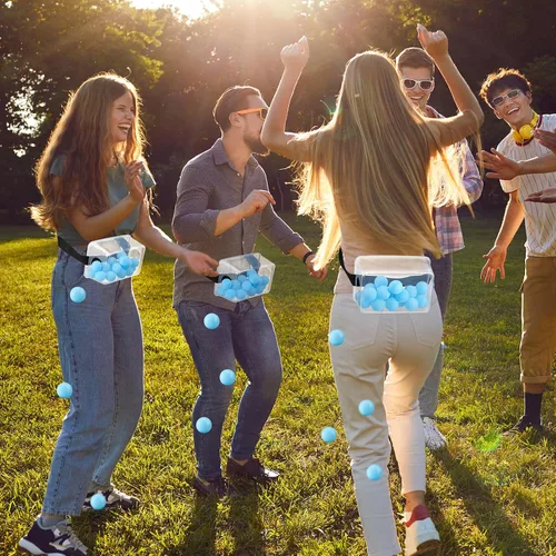 Vista 4 de Vinsot 3 juegos de baby shower para la novia, juego de baby shower más divertido, pelotas interactivas que se agitan para niño o niña, juego