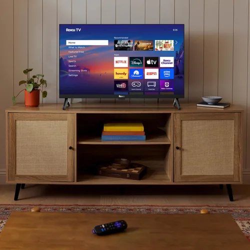 Vista 12 de Roku Smart TV – Serie Select de 24 pulgadas, 720p HD TV – Roku TV con control remoto por voz – Televisión LED de pantalla plana con Wi-Fi
