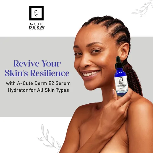 Vista 2 de A-Cute Derm Emunition® E2 Suero Hidratante para Mejorar la Pérdida Hidratante Ayuda a Curar la Piel Sensible (1 oz)