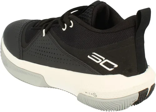 Vista 2 de Under Armour Tenis de baloncesto unisex para niños Steph Curry 3zer0 Iv, Negro 001