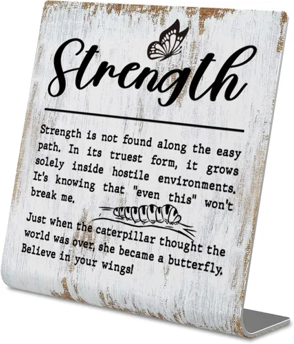 Vista 13 de Regalos de agradecimiento para mujeres y hombres, placa decorativa para oficina, regalos de reconocimiento con cita motivacional "En caso de que
