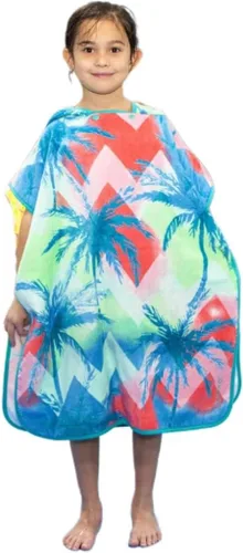 Vista 7 de BANGSAUR Toalla con capucha para niños, para el baño, la playa, toallas de algodón suave, absorbente, para piscina, con capucha, poncho para bebé