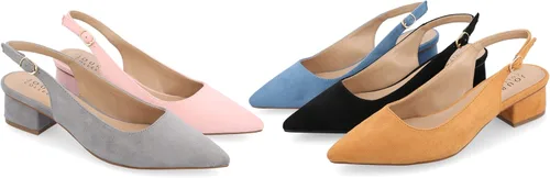 Vista 5 de Journee Collection Zapatos de tacón Sylvia de ancho medio y ancho para mujer