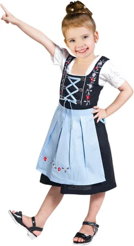 Vista 6 de Niños Dirndl Dik06 3 piezas talla 10, Oktoberfest drindle-s dress-es traje-s