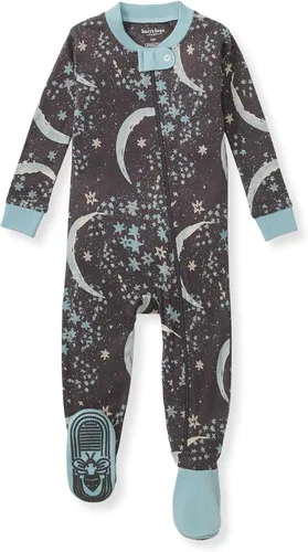Vista 224 de Burt's Bees Baby - Pijama de una pieza para bebé, mameluco para dormir y jugar, algodón 100% orgánico, cremallera frontal