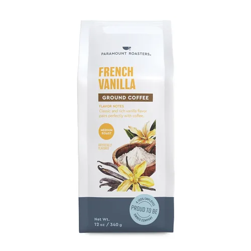 Vista 15 de Café molido con sabor a almendra amaretto, 1-12oz tostado medio
