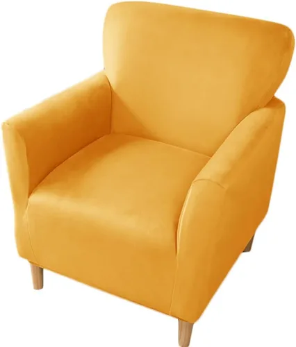 Vista 9 de XMAYODS Funda elástica para silla de club, fundas para silla de bañera, funda suave para sillón, protector de muebles extraíble, funda para silla