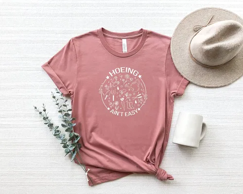 Vista 5 de Hoeing Ain't Easy Shirt, Gardening Shirt, Gardening Gift, Hobby Shirt, Hobby Gift, Plant Shirt, Gift For Husband, Gift For Dad, Hoeing Shirt
