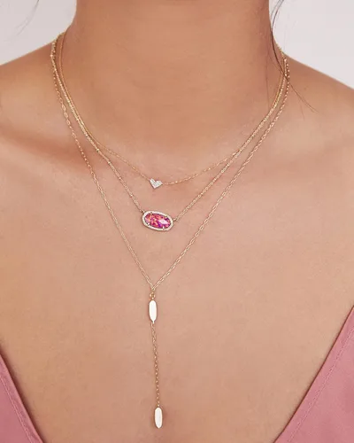 Vista 6 de Kendra Scott Collar en Y de helecho para mujer