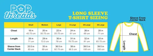 Vista 2 de Pop Threads Uruguay Soccer Retro National Team Long Sleeve Tee T-Shirt