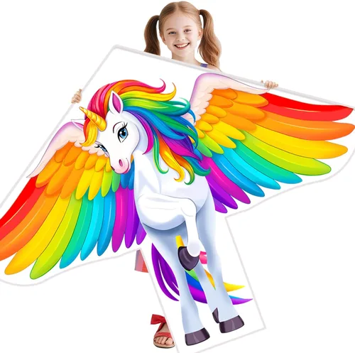 Vista 11 de Xida Kites for Kids Ages 4-8 8-12 Easy to Fly, Large Beach Kites for Adults 3 Pack Delta