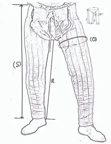 Vista 5 de THE MEDIEVALS Grueso acolchado medieval rezagado Gambeson Chausses Lower Under Hauberk Armor