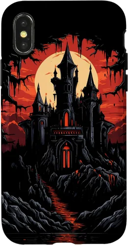 Vista 5 de Carcasa de fantasía oscura para iPhone 16 Castillo gótico Arquitectura Gótica Brujería