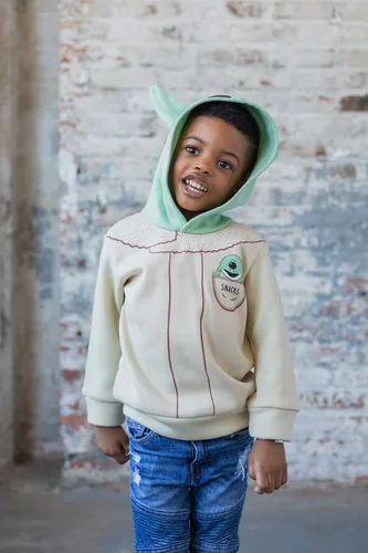 Vista 2 de STAR WARS The Mandalorian Baby Yoda - Sudadera con capucha de forro polar