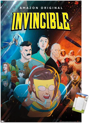 Vista 12 de Trends International Invincible - Póster de pared de una hoja, 14.72 x 22.37 pulgadas, versión enmarcada de madera de granero