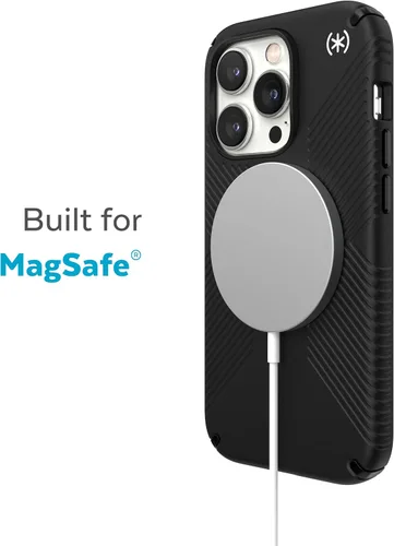 Vista 2 de Speck Funda para iPhone 14 Pro Max - Protección contra caídas, resistente a los arañazos, funda delgada de doble capa para iPhone 14 Pro Max de 6.7